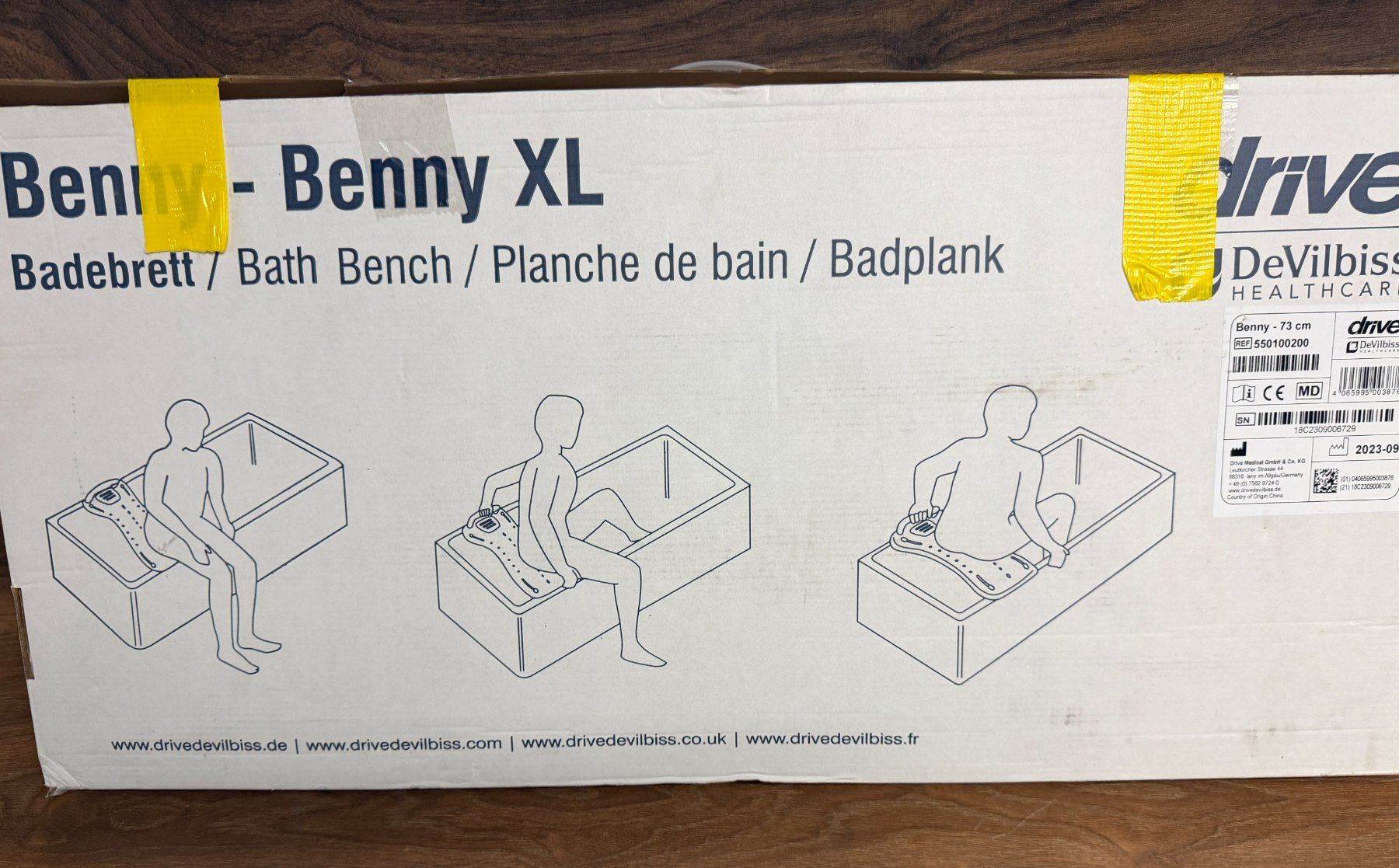 Badespass: Drive Benny XL Badebrett neu. – Neu und originalverpackt aus Nussbaumen AG von olitech5415 4