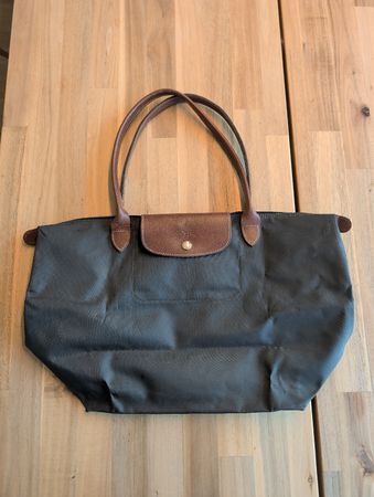 Longchamp Le Pliage Tasche Grösse L, Farbe  dunkelgrau