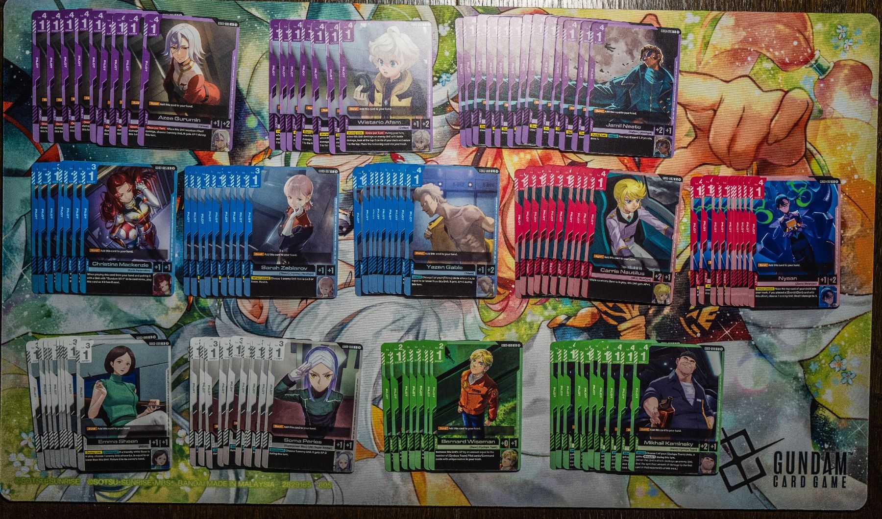 Bandai Carte collezionabili: Gundam Card Game GD03 BULK – Usato da Spreitenbach venduto da g3n3zyzz 5