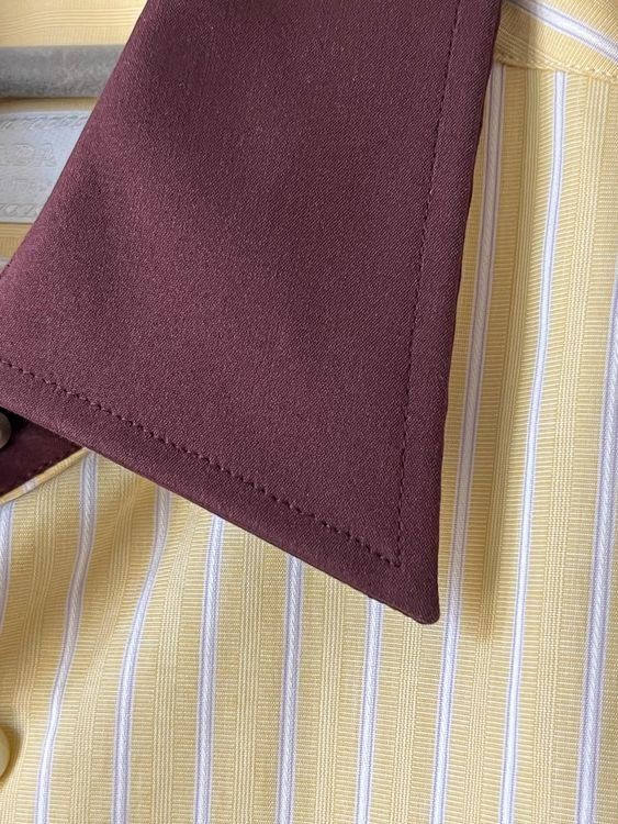 Prada Camicie: Prada Hemd Herren Gr. 39 / M – Made in Italy, Kontrastkragen – Usato da zürich venduto da Melchior7000 8