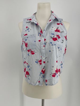 Kurze Viskose Bluse Gr. M Tally Weijl