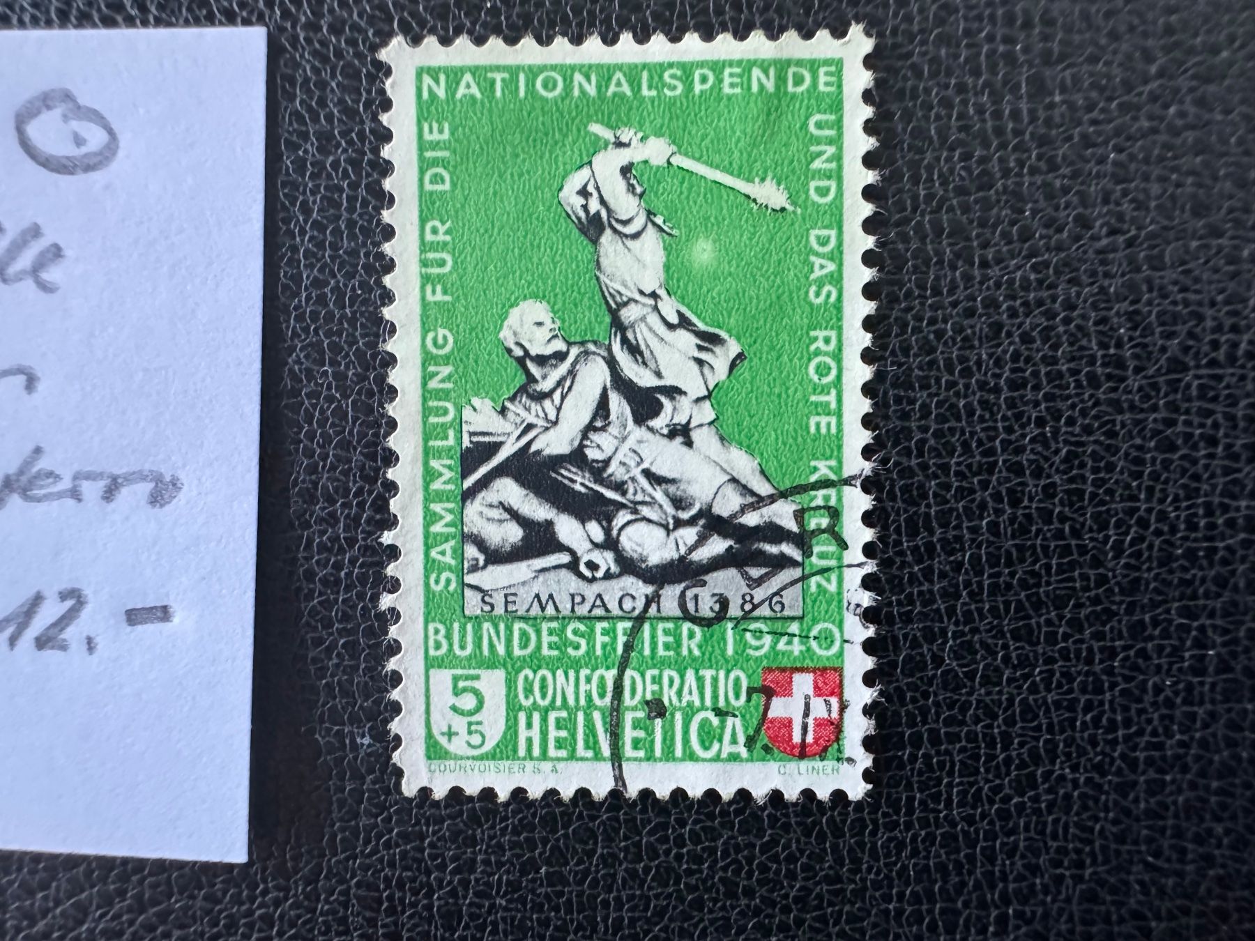 Alle Briefmarken: Pro Patria, 4 ABARTEN, postfrisch/gestempelt – Gebraucht aus Stallikon von HILDECH1 3