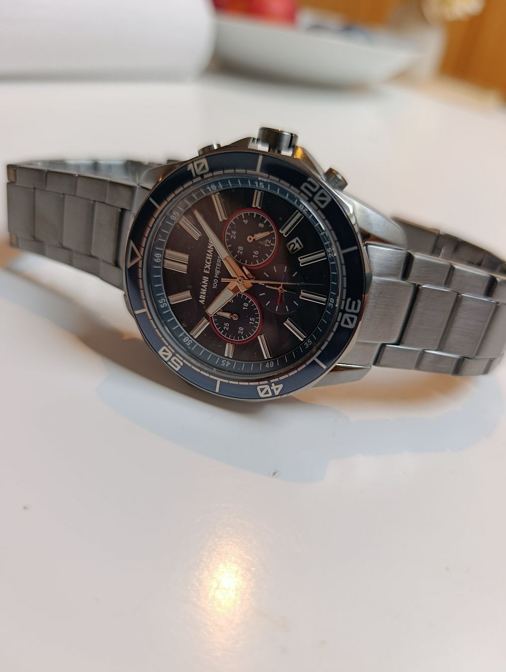 Armani Montres: Armani Exchange AXE072 Chronograph Watch Men's  – Neuf (Voir description) à Leukerbad par tomibos 3