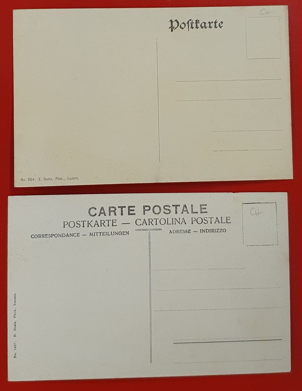Cartes postales: 2 Ansichtskarte von Luzern – D'occasion à Kreuzlingen par Rschweiz1 1