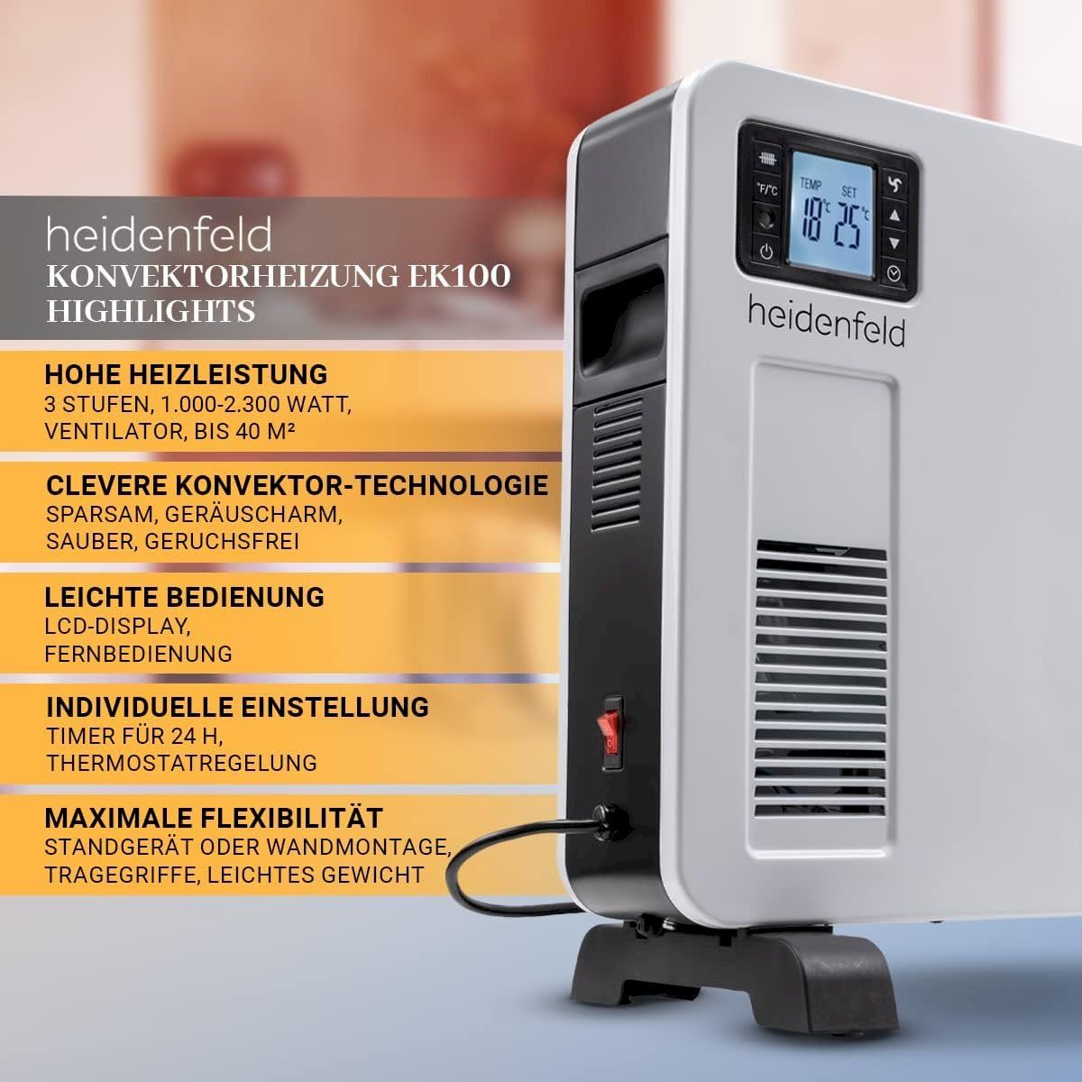 Cheminée: Heidenfeld Konvektorheizung EK100 – Neu und originalverpackt aus Bottighofen von zaap 4
