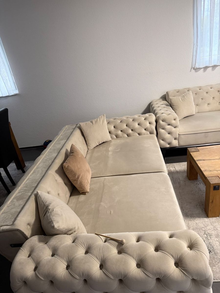 Divani: Sofa Set Beige Cappuccino Braun – Usato da Dietikon venduto da Turritopsis-dohrnii 3