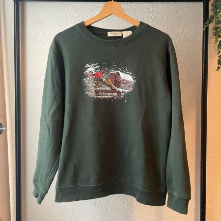 Vintage green sweatshirt