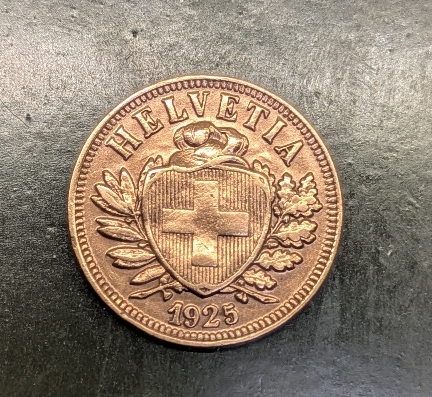 Toutes les monnaies: 2 Rappen 1925 ss+ – D'occasion à Zetzwil par Spitz70