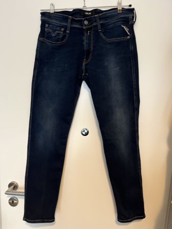 Replay Jeans Anbass Gr. 33/30 dunkelblau sehr guter Zustand
