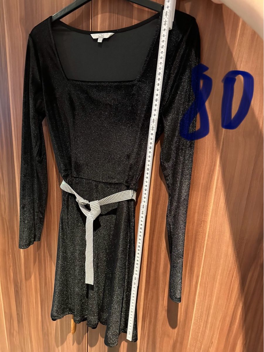 Vestiti: Elegantes Samtkleid mit Strass-Gürtel – Usato da Zürich venduto da Schoekin 2