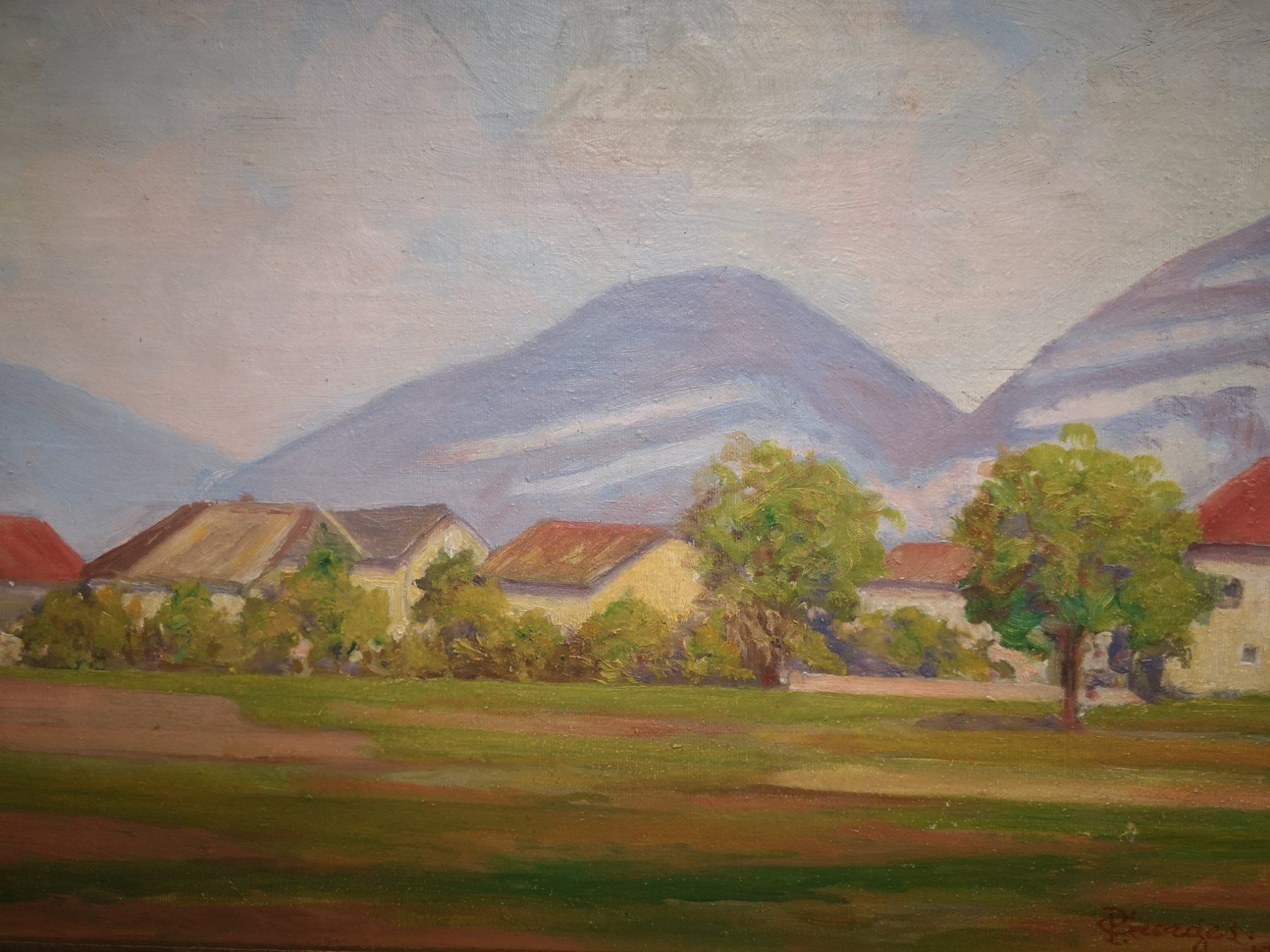 Gemälde: HUILE SUR PANNEAU SIGNÉE ET DATÉE 1940 – Gebraucht aus Genève von Qanil77 1