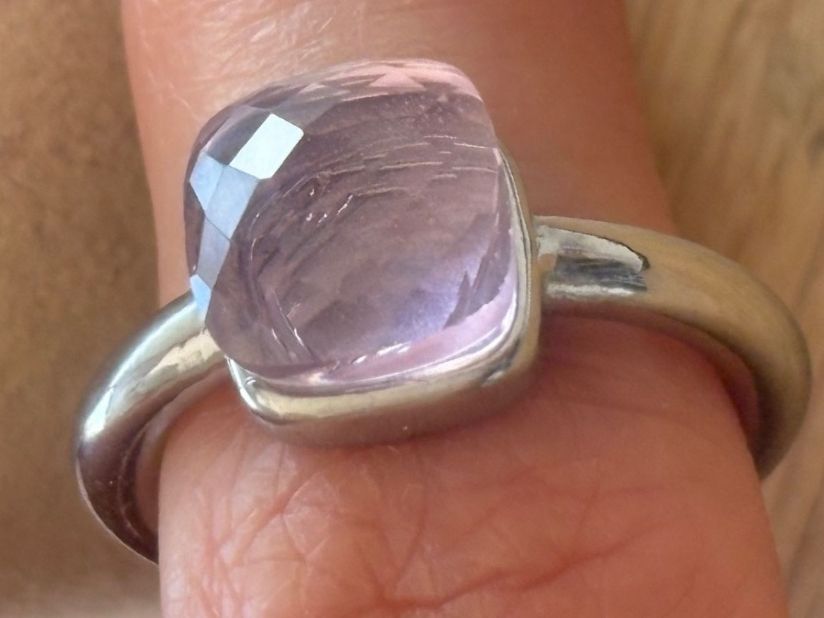 Anelli: Luxus Elegante Gr: 17/7 Ring  Rosa Farbe : Silber – Nuovo (secondo la descrizione) da Biel-Bienne venduto da Roserosse13 4
