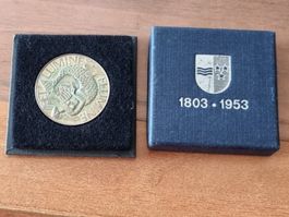 Medaille Silber 150 Jahre Aargau 1803-1953