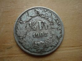 (N) 1/2 Franken 1908