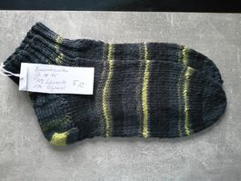 Kurzrohrsocken handgestrickt, Grösse: 44/45