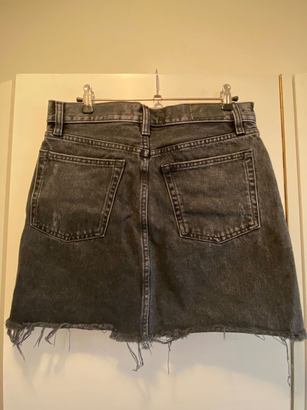 Mango Gonne: Jupe Mango en jeans noir - taille S – Nuovo e nell'imballaggio originale da Genève venduto da Lucie.hwrth 2