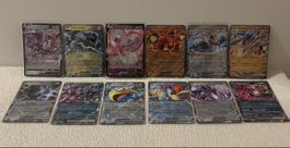 Lot de cartes Pokémon brillantes - Collection rare!