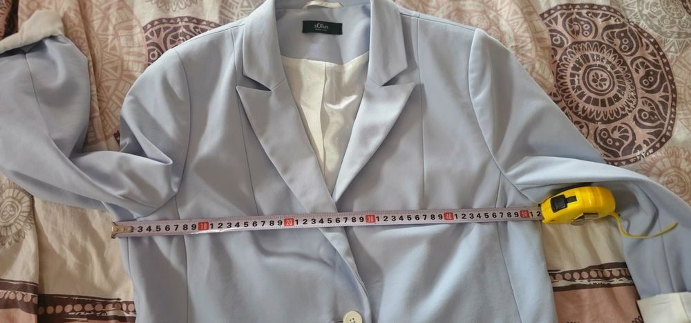 S.Oliver Giacche: Gr. 44 S.Oliver Light Blue Blazer - Smart & Stylish! – Nuovo (secondo la descrizione) da Sutz venduto da Dalilea 4