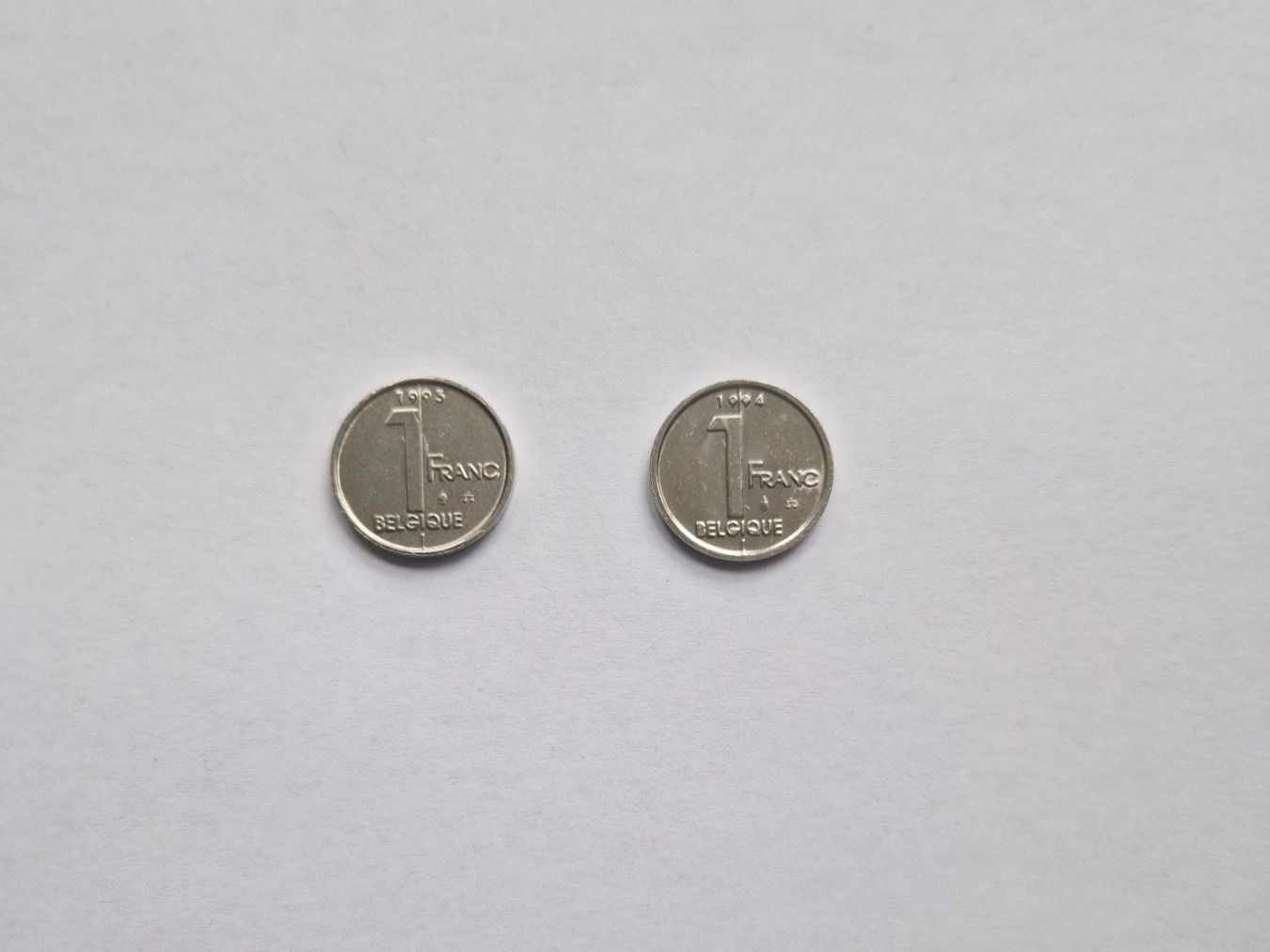Tutti le monete: 1 Franc Belge 1994 / 1995 Albert II – Usato da La Croix (Lutry) venduto da Lecollectioneur