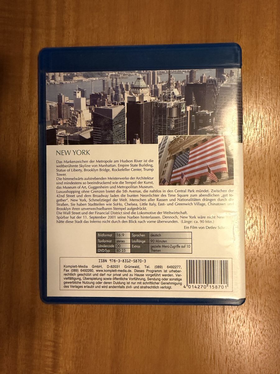 Tutti i DVDs: Golden Globe - New York Blu Ray – Usato da Solothurn venduto da Luckyytee 1