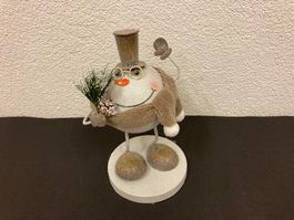 Deko Figur " Schneemann" aus Blech, ca. 28 x 18 x 15 cm