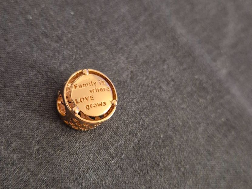 Ciondoli: Silber Charm Lebensbaum rosé +Garantie – Nuovo (secondo la descrizione) da Rotkreuz venduto da Carbone_Bijou-Shop 2
