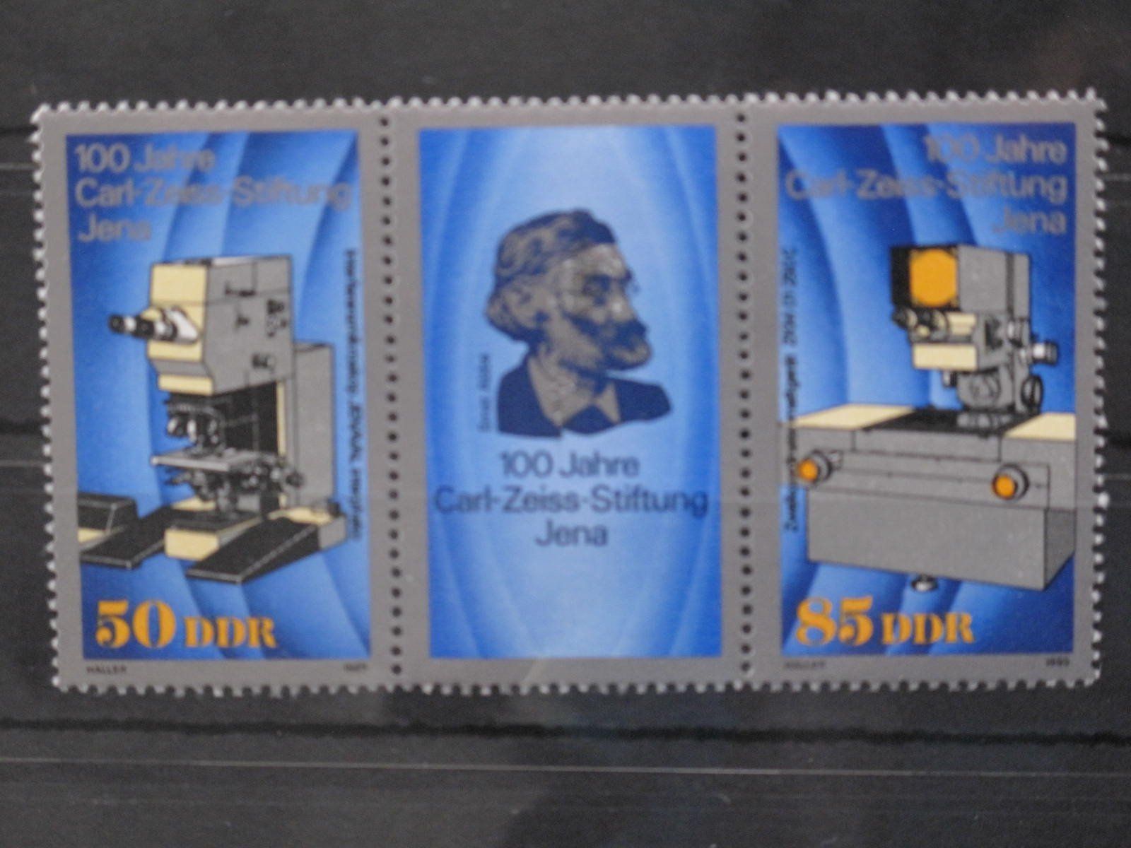 Tutti i francobolli: DDR 1989 Carl Zeiss Stiftung ** – Usato da Wil SG venduto da fva01
