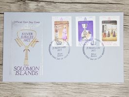 CL05 Enveloppe + Timbre Solomon Islands 1977