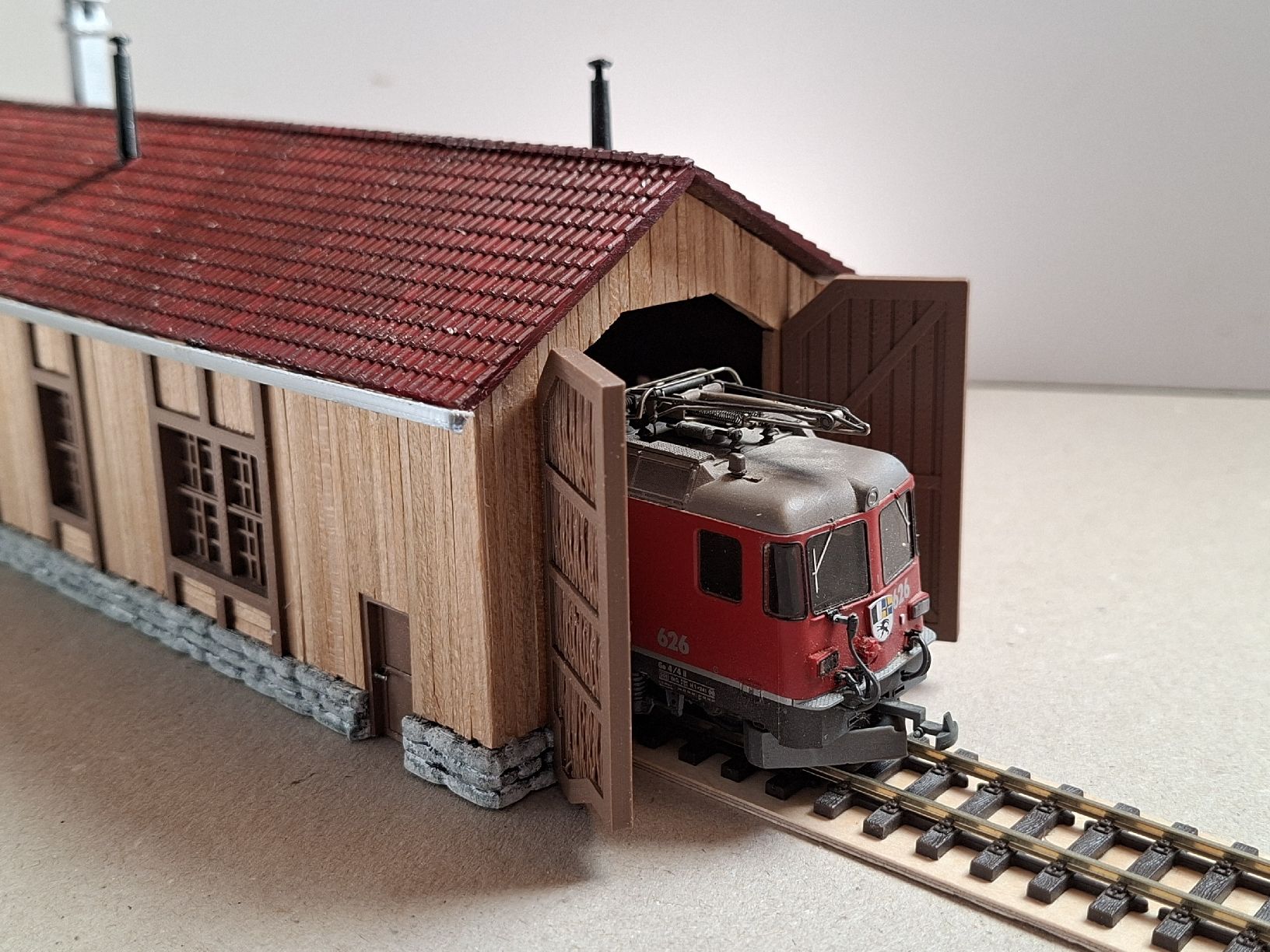 Modellini di ferrovie: Lokschuppen – Nuovo (secondo la descrizione) da Weisslingen venduto da Moco_mexiko 2