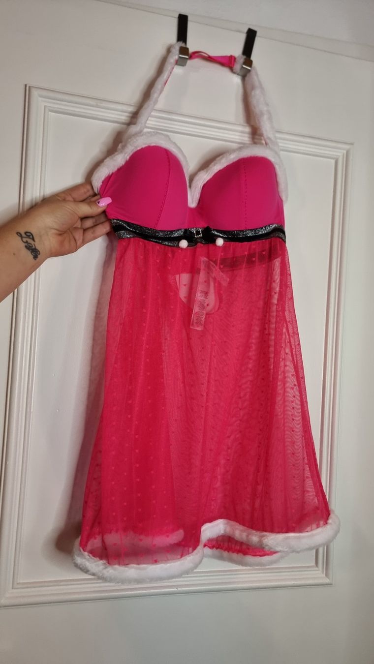 Altra biancheria intima: Sexy Weihnachtskleid Gr. 85C  Pink – Usato da Wald ZH venduto da CapLux