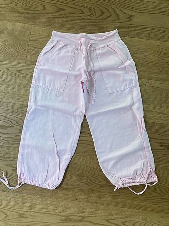 Leinen-Hose 3/4-Länge, Gr. 36/38