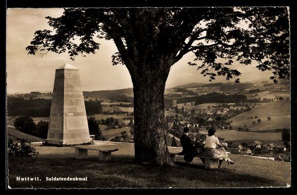 Cartes postales: AK Huttwil, Soldatendenkmal – D'occasion à Berlin par bartko-reher