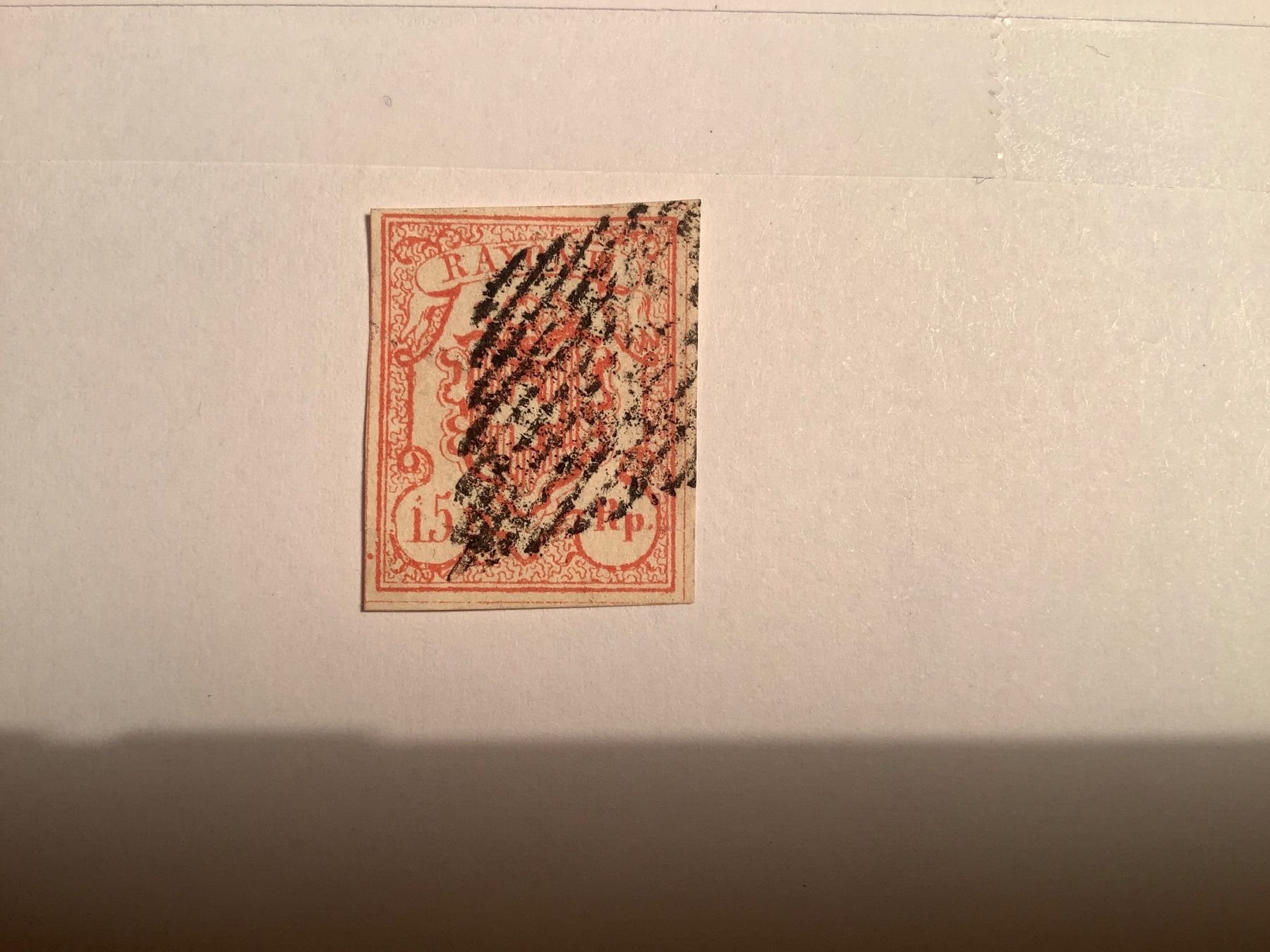 Alle Briefmarken: 6 sehr alte Schweizer Marken ab Rayon, gestempelt – Gebraucht aus St. Gallen von herbrig2 3