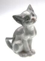 Sitzende Katze - Büsi von Lladro Spanien 1981