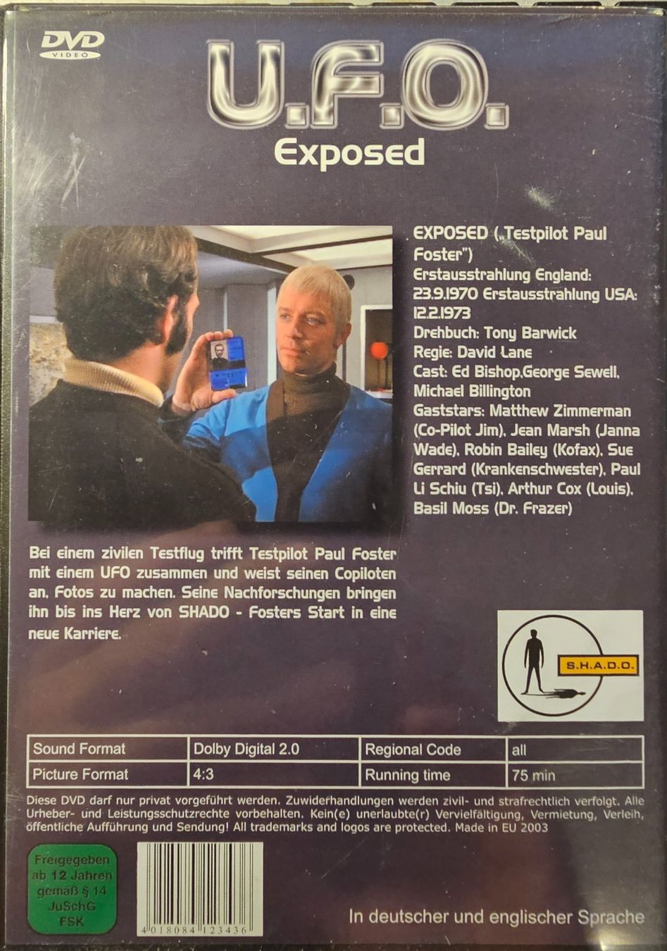Alle DVDs: U.F.O. - Testpilot Paul Foster – Gebraucht aus Wahlen b. Laufen von Cg10 1