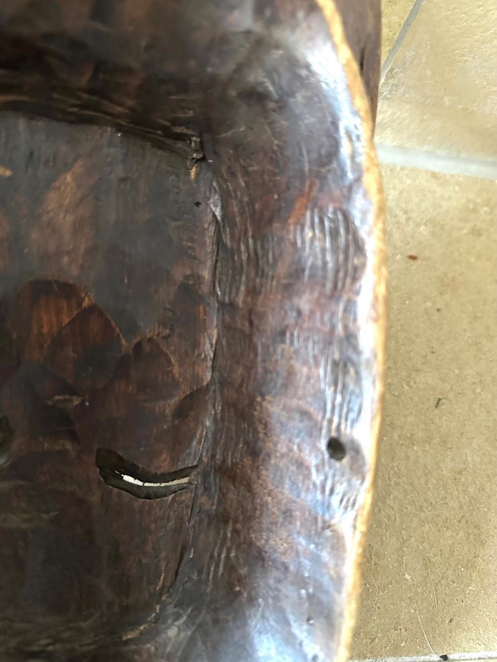 Internationale Kunst: 🔥 Masque Africain en bois sculpté /Afrikanische Holzmaske – Gebraucht aus Fribourg von Meta26 6