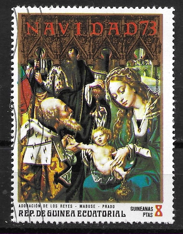 Tutti i francobolli: Äquatorialafrika 1973: Weihnachten – Usato da Zürich venduto da Rainstamps
