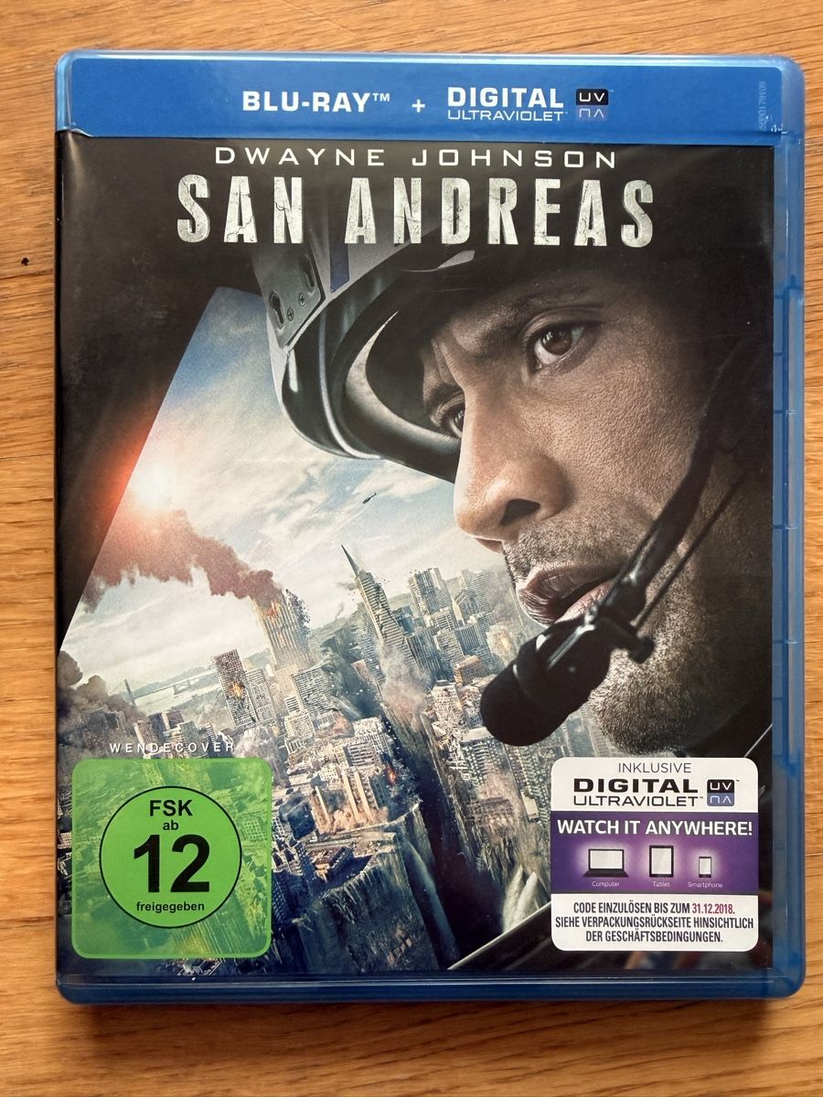 Alle DVDs: San Andreas (2015) Blu-ray Dwayne Johnson – Gebraucht aus Kölliken von nerdorado