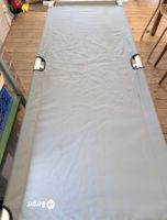 Notfall- / Campingbett Berger grau mit Tragetasche