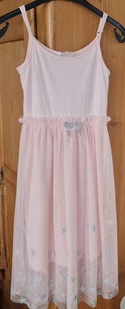 Kleid mit Glitzersternen Gr. 146