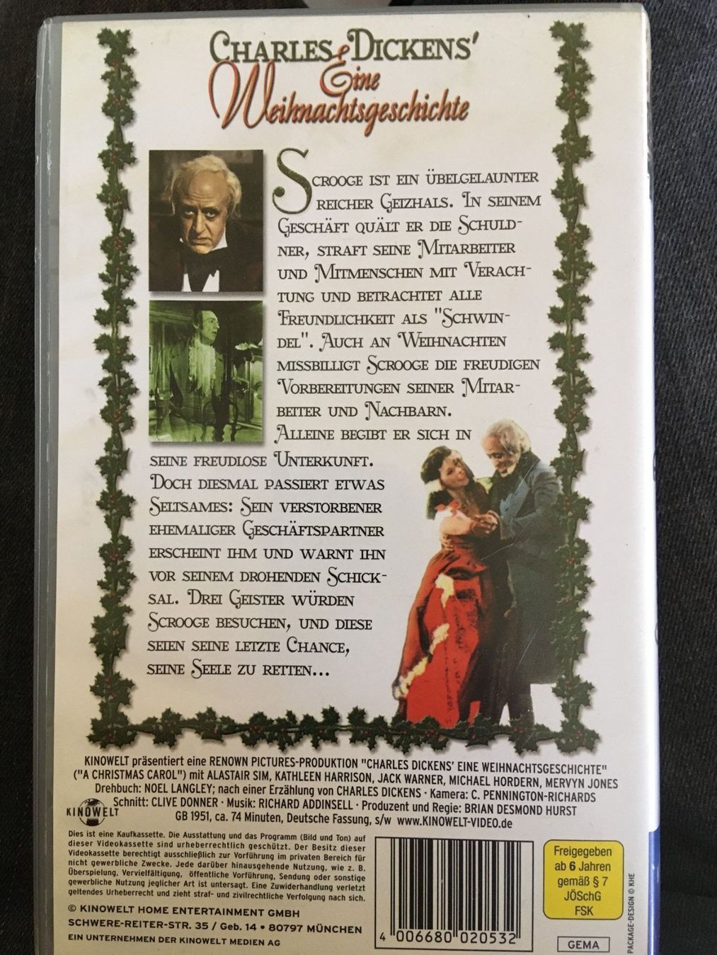 Alle VHS: Eine Weihnachtsgeschichte - Charles Dickens   (VHS) – Gebraucht aus Stans von canberra04 1