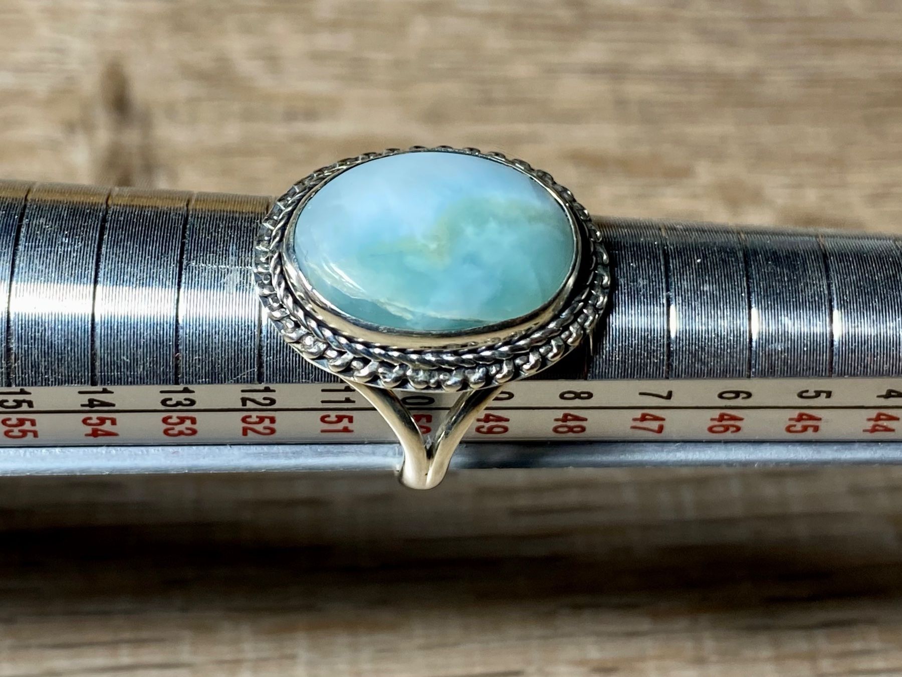 Anelli: natürlicher Amazonit - orientalischer 925 Silberring – Nuovo e nell'imballaggio originale da Laax venduto da Kiki_Kingdom3 6