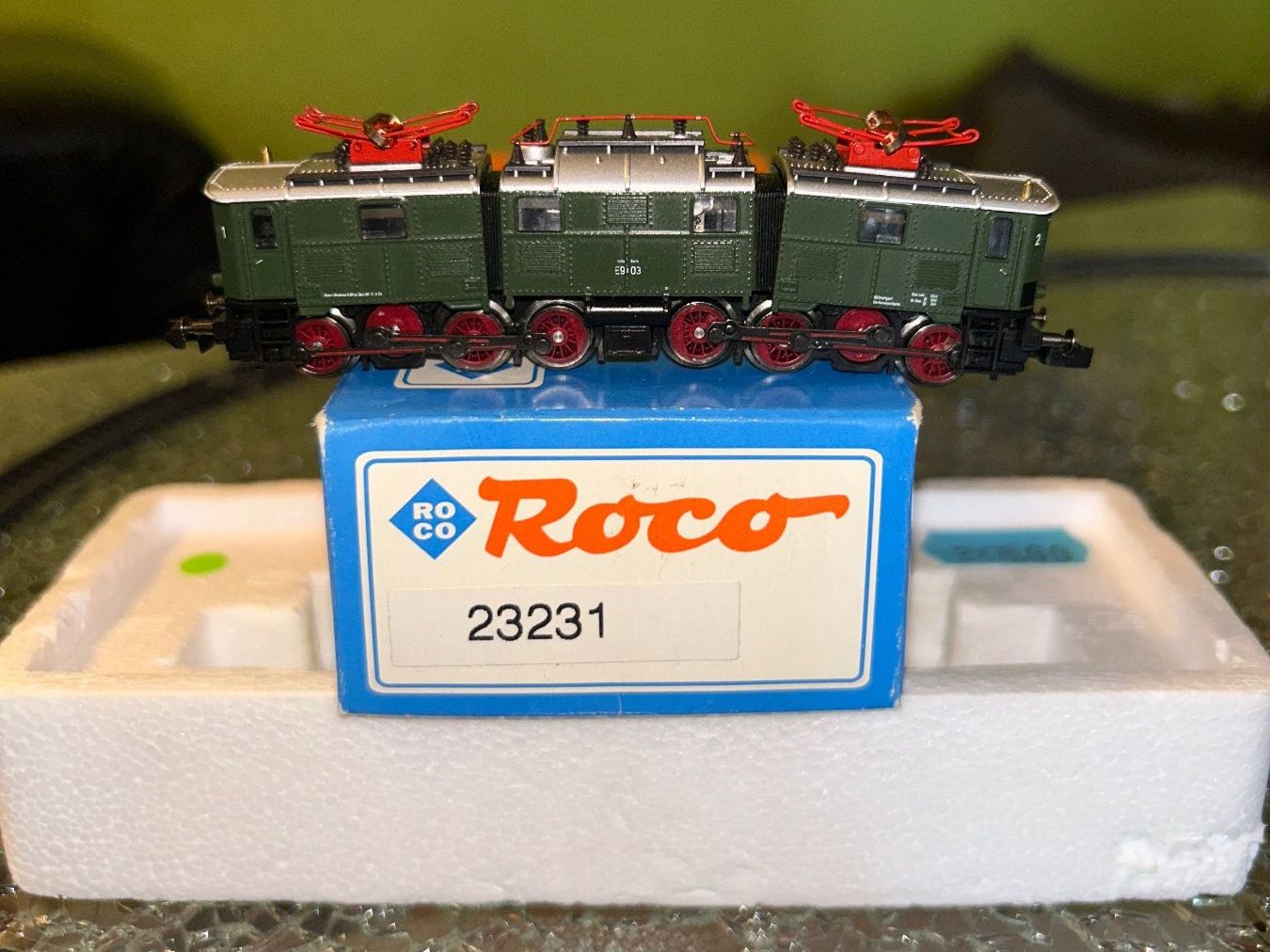 Roco Trains électriques: Roco 23231 E-Lok BR E 91 03 DB Spur N Analog – D'occasion à Salvenach par Ricardo3280