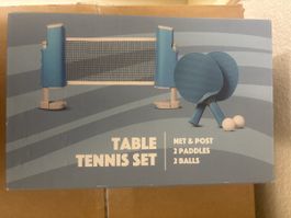 Tischtennis-Set Netz 2 Schläger 2 Bälle neu