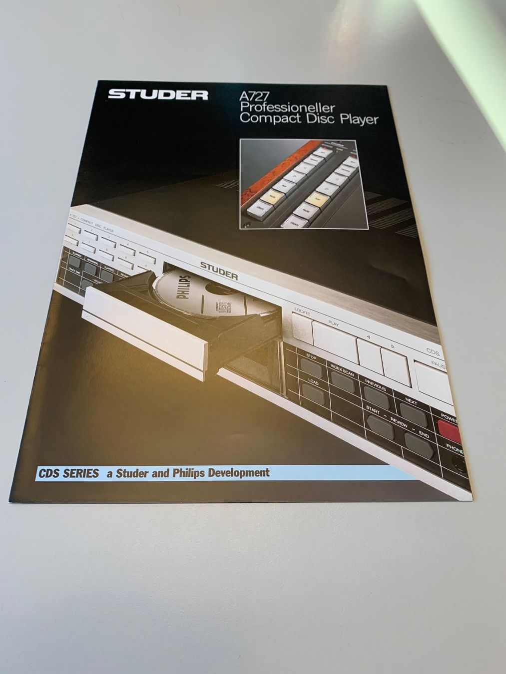 Documenti: ORIGINAL STUDER A727 PROF. COMPACT DISK PLAYER KATALOG – Nuovo (secondo la descrizione) da Seuzach venduto da torensu