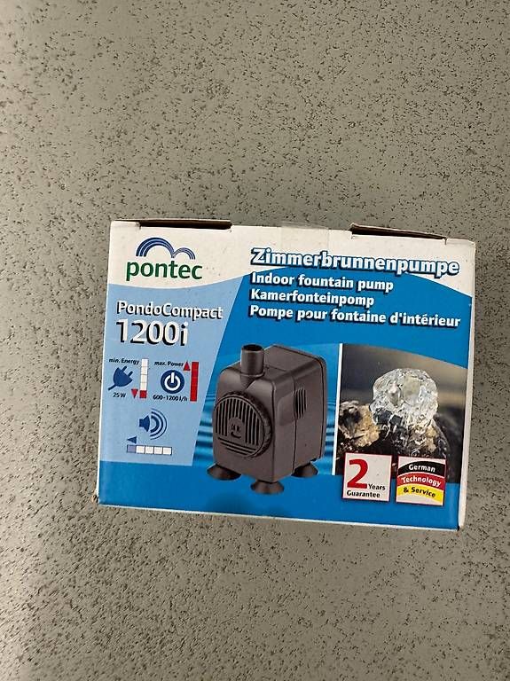 Pompe & Parti di ricambio: Pontec PondoCompact 1200i Zimmerbrunnenpumpe – Usato da Zell ZH venduto da llo_kkt6