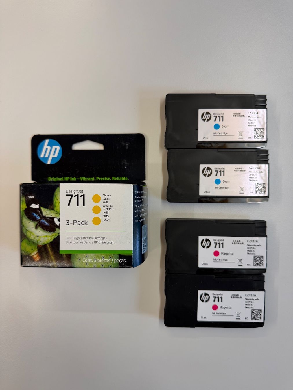 Hewlett Packard Cartucce per stampanti & toner: HP Designjet 711 Tintenpatronen – Nuovo e nell'imballaggio originale da Chur venduto da F_Bonderer