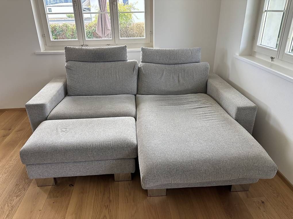 Pfister Divani: Sofa hellgrau (Möbel Pfister) – Usato da Häggenschwil venduto da dwiezel
