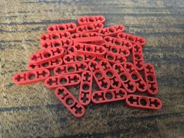 lego 6632 lot de 30 pièces Red Technic, Liftarm Thin 1 x 3 -