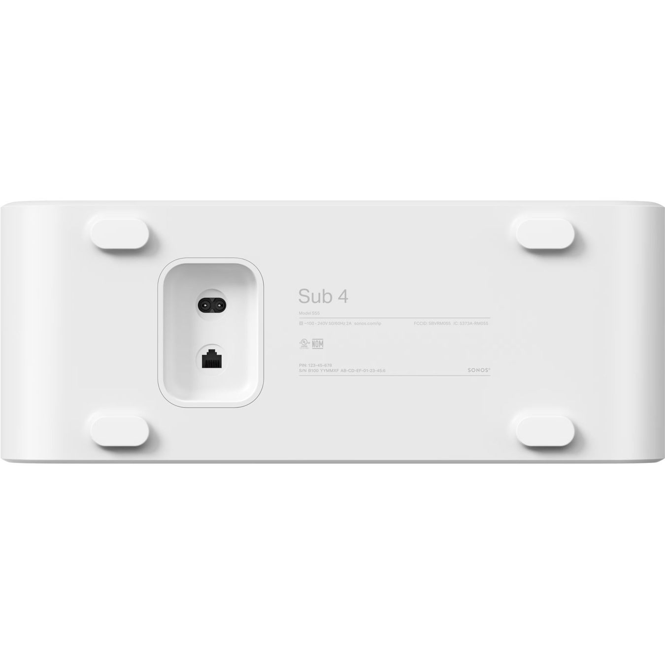 Casse acustiche: Sonos Sub 4 WLAN Subwoofer weiß matt – Nuovo e nell'imballaggio originale da Bottighofen venduto da zaap 7